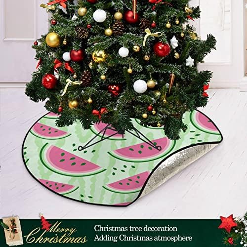 Подложка за елхи от полиестер Kigai Watermelon, можете да използвате за декорация на дома за Коледно парти, създайте забавление за вашето коледните празници 28,3 инча в диам?