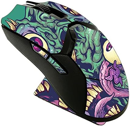 Кожата MightySkins е Съвместима и с Razer Viper Ultimate - Очите и зъбите | Защитно, здрава и уникална Vinyl стикер-опаковка | Лесно се нанася, се отстранява и обръща стил | Произведено