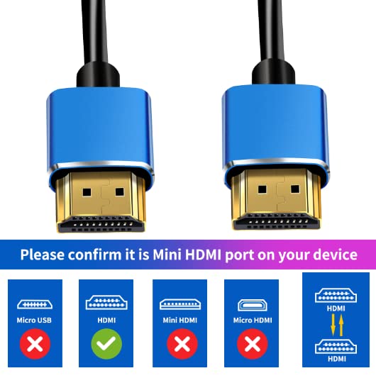 Спирален кабел HDMI-HDMI 4K удължител HDMI мъж към мъж Екстремно Тънък Прибиращ се кабел, HDMI Поддръжка на 3D/4K Ultra HD TV 1080P Stick Удължител HDMI 2.0 (дължина 3,28 фута)