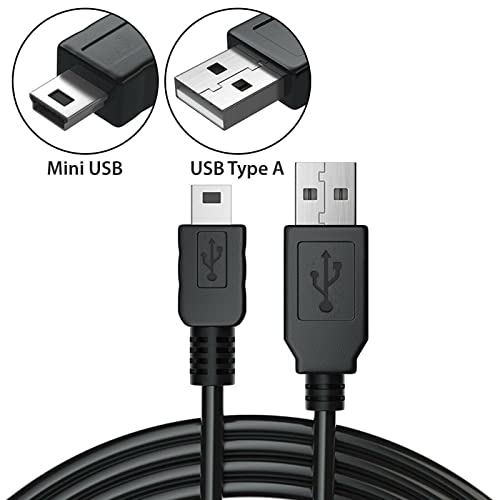 NTQinParts USB Кабел за синхронизация на данни и Зареждане на устройството на Brother P-Touch PT-D450 PT-D600, с Възможност за връзка към PC за вземане на етикети