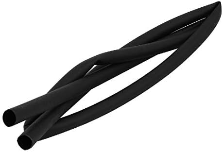 Нова polyolefin тръба Lon0167 с вътрешен диаметър 1 м 0,37 инча, надеждна антикорозионна тръба Черен цвят за кабели, слушалки (id: df6 ad 30 63f)