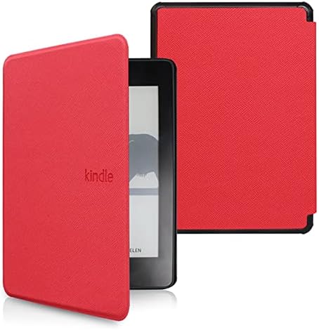 Новият smart-калъф за Kindle Paperwhite Signature Edition 11-то поколение, 6,8-инчов Водоустойчив калъф 2021, калъф от изкуствена кожа за Kindle Paperwhite5, тънък калъф с автоматично събуждане /сън, розов