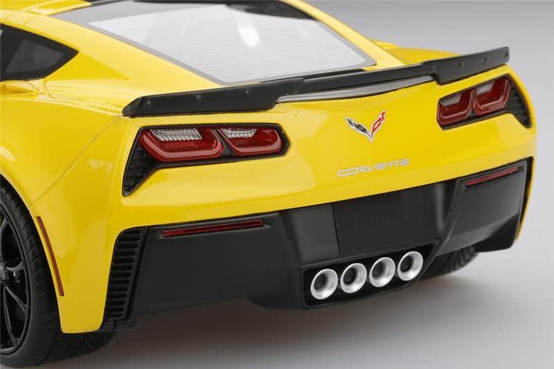 Хоби-Ace Topspeed за Chevrolet за Corvette Grand Sport за Corvette Racing Жълт камион от смола 1/18, Готова модел