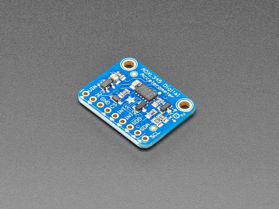 ADXL345 - Трехосевой акселерометър (+-2g/4g/8g/16g) с подкрепата на I2C/SPI - Stemma QT / Qwiic