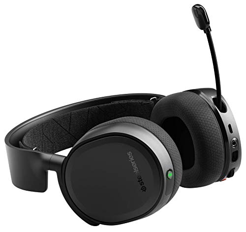 SteelSeries Arctis 3 Bluetooth - Жичен детска слушалки + Bluetooth - За Nintendo Switch, PC, PS5 / PS4, Xbox Series X | S | One, виртуална реалност, Android и iOS - Черен