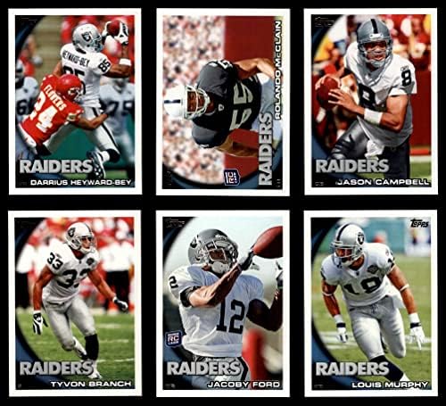 2010 Набор от команди Topps Oakland Raiders Oakland Raiders (Комплект) NM/MT Raiders