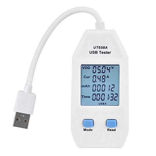 UT658 USB Тестер USB Детектор Цифров Волтметър Амперметър Тестер Мощност от Измерване на Напрежение, Ток (UT658A)
