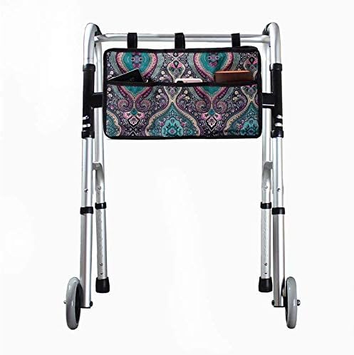 Странична Чанта за съхранение на инвалидни колички, Универсална Водоустойчива Имат чанта за Носене Ходунков, Валяк, Скутери с Колоритен Дизайн