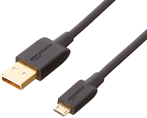 Basics USB 2.0 A-Штекерный кабел Micro B - 3 Метра, Черен, 5 броя, Принтер