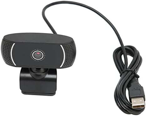 Уеб камера USB, Преносим Гъвкав уеб камера за онлайн-уроци за директно излъчване (C200 Black Inner Mark 640 * 480P)
