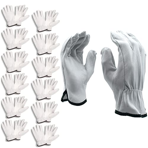 Ръкавици за водача Cordova 8500 от коза кожа Премиум-клас, Без подплата, С плисирани еластична облегалка, Трапециевидный палеца, Светло Сив, Работни ръкавици за производ?