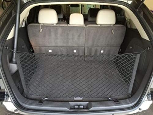 Еластична мрежа за багаж в стил плик, Транспортна мрежа за Ford Edge 2009-2015 - Организаторите за багажника премиум-клас и място за съхранение - Мрежа за багаж за suv - най-Добрият автомобилен органайзер за Ford Edge
