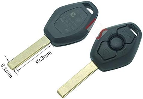 Некодированный Чип Keyless Remote Transmitter Fob Пълен Ключ за BMW 3' X3 X5 M3