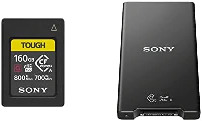 Карта памет Sony CEA-G160T 160 GB CFexpress Type A (CEAG160T) и четец на карти CFexpress MRWG2