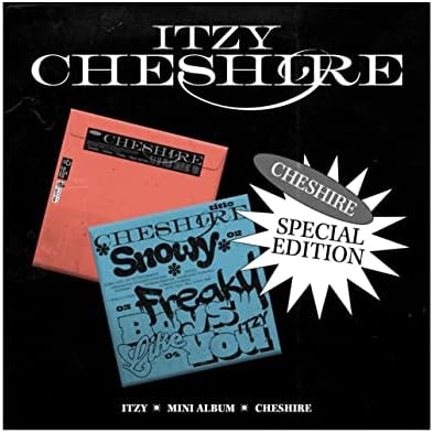 Албум ITZY - Cheshire [special edition] +Гратисен предварително подредени (версия A + B) Комплект)