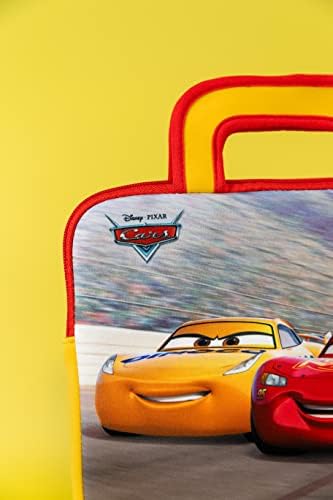 Детска чанта за носене и слушалки Камъчето Gear Disney Pixar Cars, Безопасен за деца с ограничение на силата на звука, Детска чанта, подходяща за 10-инчови таблети, Fire 7 Kids, Fire HD 8