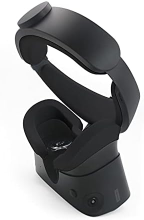 Комплект костюм HUAYUWA VR Face Pad е Подходящ за аксесоари слушалки Oculus Rift S, 1 Силиконов Защитен калъф + 1 Размерът на пяна + 1 Задната пяна Силиконов калъф (черен)