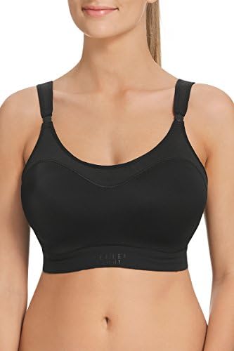 Женски спортен Сутиен чашки Berlei Sf4 Impact Extreme Contour, Съкратен Топ Ultimate Performance, Бял, 40DD