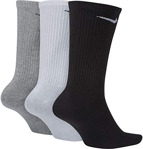 Леки чорапи Найки всеки ден Plus за екипажа, 3 чифта - SX6891 (Многоцветни 916, големи)