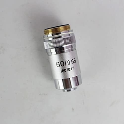 Обзавеждане за лабораторен микроскоп 4X, 10X 20X 40X 100X 60X Обектив микроскоп на Ахроматический обектив Аксесоари за микроскоп (Цвят: 1БР 60X)