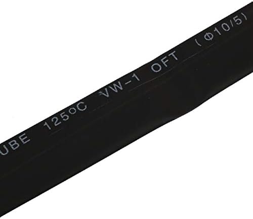 Нов Lon0167 с Диаметър 10 мм и Със съотношение 3:1, Свиване на тръба, Свиване тръба, кабелен ръкав, тръба с дължина 3,7 м, черен (id: 1b0 86 35 74d)