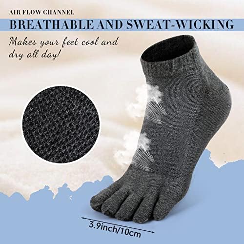 30 Чифта Чорапи с 5 пръста за мъже и жени, Дишащи Чорапи с дълбоко деколте в Глезена, Удобни Леки Влагоотводящие Чорапи без чорап за Бягане